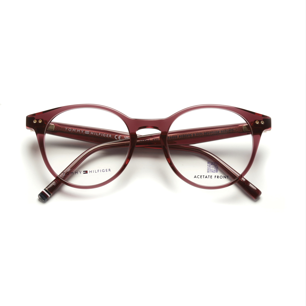 Tommy Hilfiger 2161 – Bordeaux Acétate (Femme)